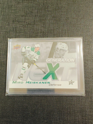 Miro Heiskanen -19-20 UD Next Generation Jersey