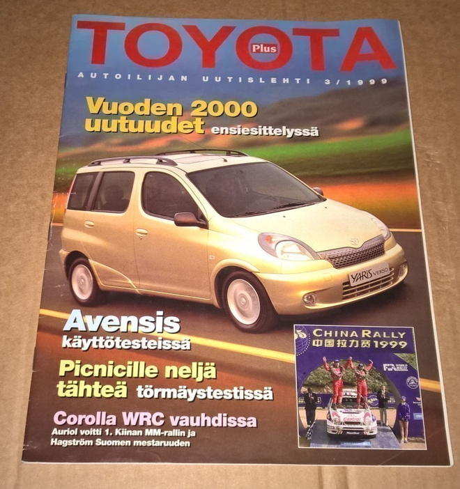 TOYOTA PLUS AUTOILIJAN UUTISLEHTI 3 / 1999