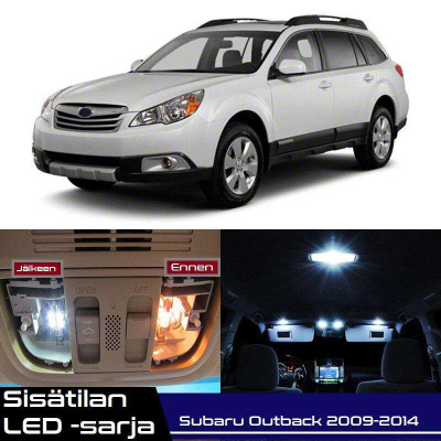 Subaru Outback (MK4) Sisätilan LED-sarja 8-osain