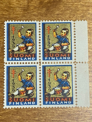 JOULUMERKKI RUMPALI 1939 NELIÖ**