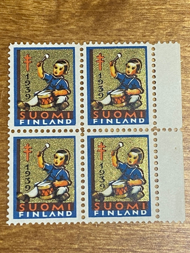 JOULUMERKKI RUMPALI 1939 NELIÖ**