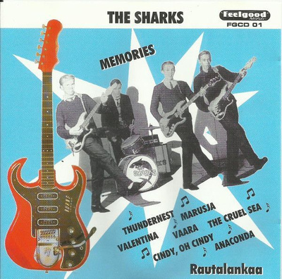 The Sharks - Memories - Rautalankaa (CD) NEAR MINT!!