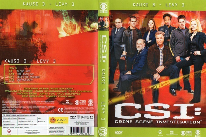 CSI KAUSI 3 LEVY 3	(28 963)	-FI-	DVD			170min