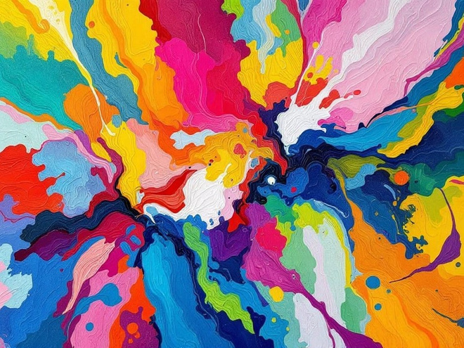 Uusi Abstrakti alumiinitaulu 30 cm x 40 cm