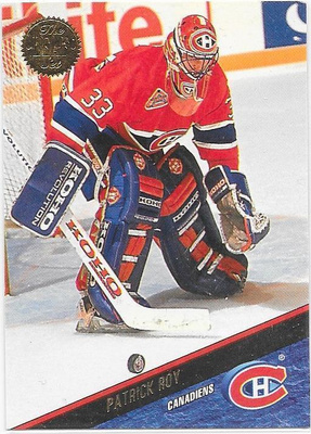 1993-94 LEAF #33 Patrick Roy Montreal Canadiens MV