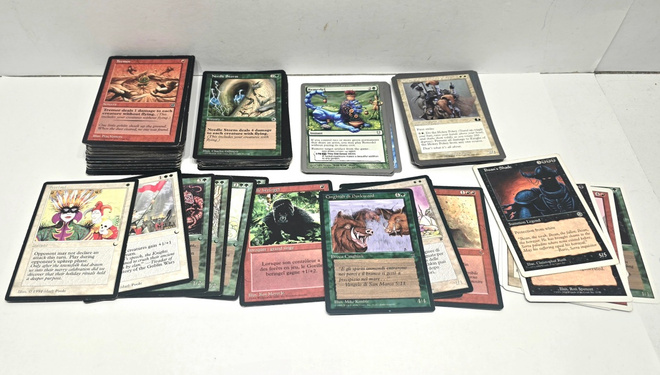 MTG - 135kpl vanhempia com/uncceja (Portal Dark Unglued yms)