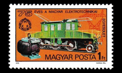 Unkari 3044 ** Sähkötekninen yhdistys 75v (1975)