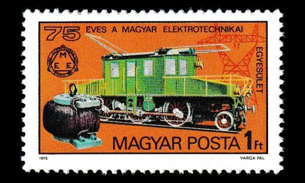 Unkari 3044 ** Sähkötekninen yhdistys 75v (1975)