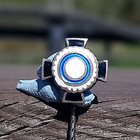 Hopeinen Upseeri merkki. Halkaisija - 11 mm. - pikkukuva 5