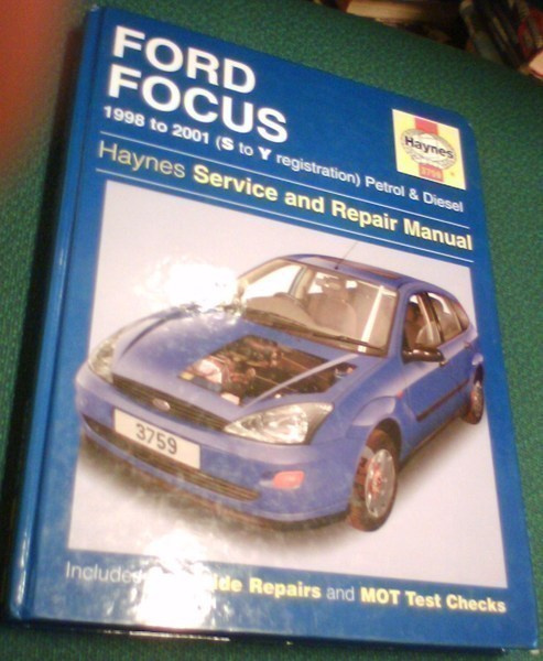 FORD FOCUS 1998 to 2001 Haynes korjausopas (Sis.postikulut)