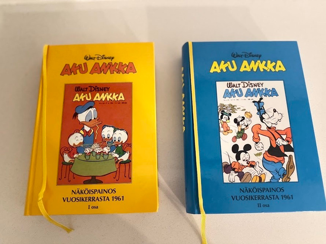 Aku Ankka näköispainos 1961 Osat 1 ja 2