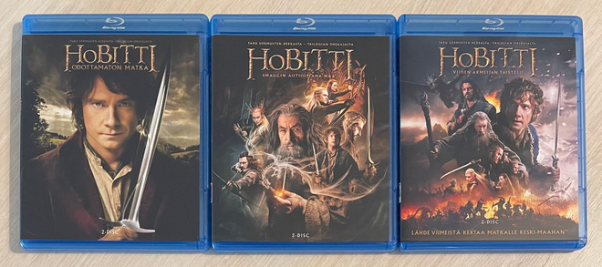 Hobitti Trilogia (2012-2014) 2-levyn julkaisut (UUSI)