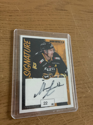 Mörkö Marko Anttila Oulun Kärpät signature /40 cardset 2022