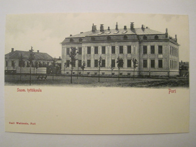 VANHA Postikortti Pori Varhainen HUIPPUKUNTO ennen-1905