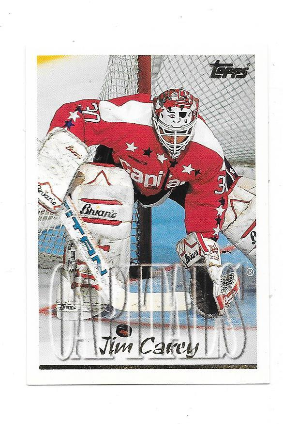 1995-96 Topps #210 Jim Carey Washington Capitals MV