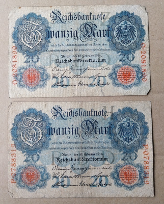 SAKSA Germany 2 x 20 mark