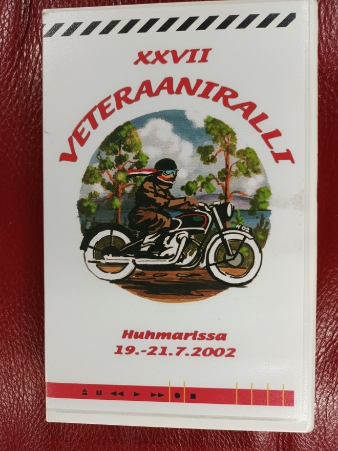 Veteraaaniralli 19.-21.7.2002  Huhmarissa VHS-kasetti