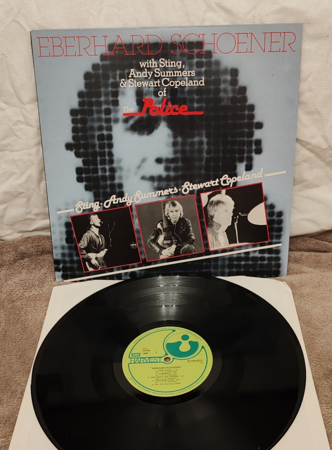 Ederhad Schoener With Sting, Andy Summer, Stewart Copeland