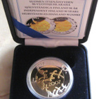 SUOMEN ITSENÄISYYS 90v.2007 juhlaraha Proof - pikkukuva 1