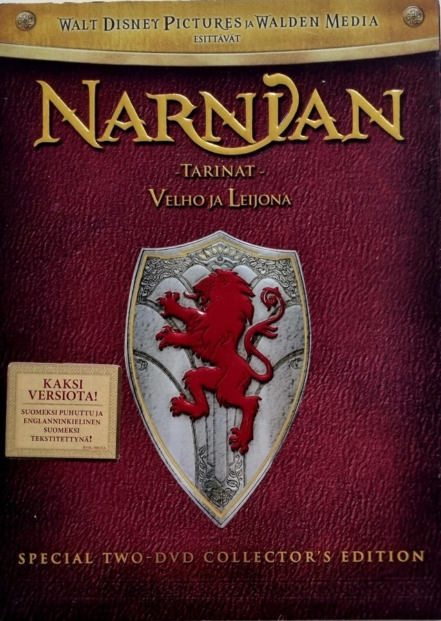 NARNIAN TARINAT: VELHO JA LEIJONA DVD (2 DISCS)