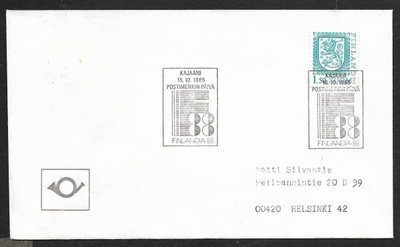 Kajaani - Postimerkin päivä 16.10.1985