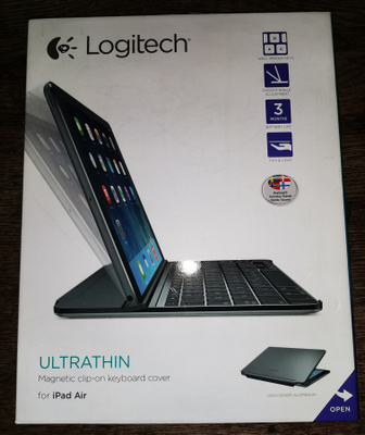 Logitech Ultrathin Magnetic Clip-On Keyboard Cover for iPad