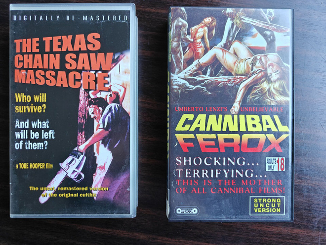 The texas chain saw massacre ja Cannibal ferox