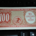 Chile 100 Pesos 1960-61 P127 UNC - pikkukuva 2