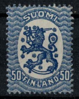 1920 M17 50p sininen ++