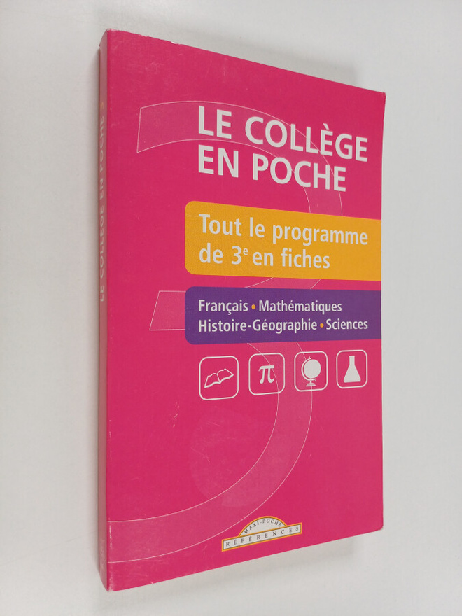 Le College en Poche : Tout le programme de 3e en fiches