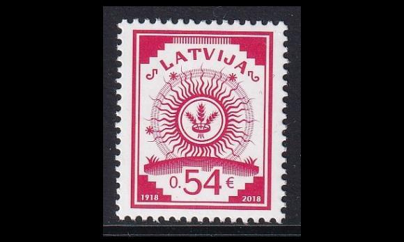 Latvia 1060 ** Postimerkki 100v (2018)