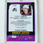 Sampo Ranta - 21-22 Opc Violet Pixels Rookie Autos - pikkukuva 2