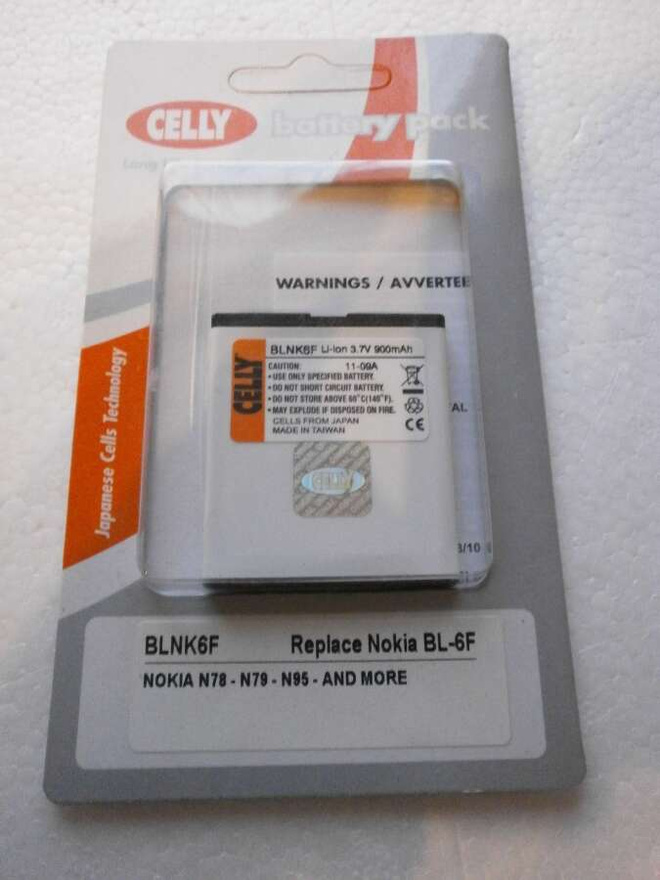Celly Nokia BLNK6F akku