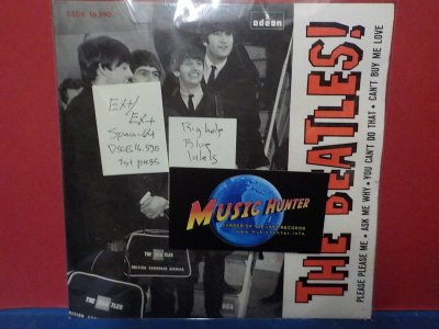 THE BEATLES - PLEASE PLEASE ME SPAIN -64 EX+/EX+ 7" SINGLE