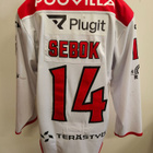 Balazs Sebok #14 Porin Ässät game worn - pikkukuva 1