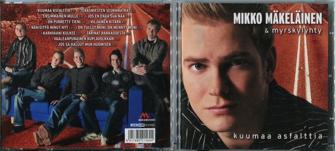 MIKKO MÄKELÄINEN & MYRSKYLYHTY . CD-LEVY . KUUMAA ASFALTTIA