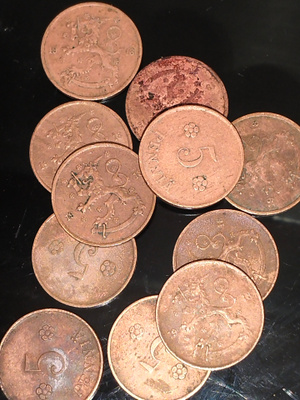 5 penniä 1918 11kpl