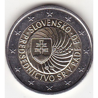Slovakia 2 € 2016 EU- puheenjohtajuus, UNC