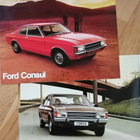 1974 Ford Consul esite - suom - KUIN UUSI - 12 sivua - pikkukuva 1