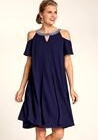 uusi cold shoulder -mekko 46-48 - pikkukuva 4