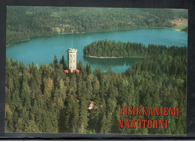 Lusikkaniemi, Näkötorni, Aulangonjärvi