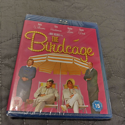 The Birdcage - lainahöyhenissä Blu-Ray **muoveissa**