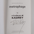 Richard Kadrey : Metrophage - A Novel (signeerattu) - pikkukuva 3