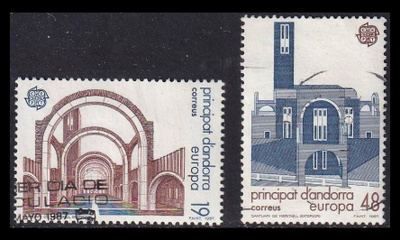 Andorra Sp 193-4 o Europa moderni arkkitehtuuri (1987)