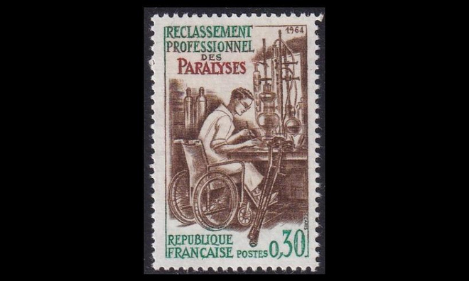 Ranska 1461 ** Fyysesti vammautuneet (1964)