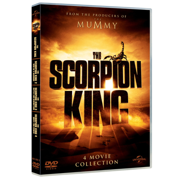 Skorpionikuningas 1-4 (4DVD) uusi ja muoveissa