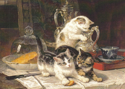 Henriette Ronner-Knip: Teehetki