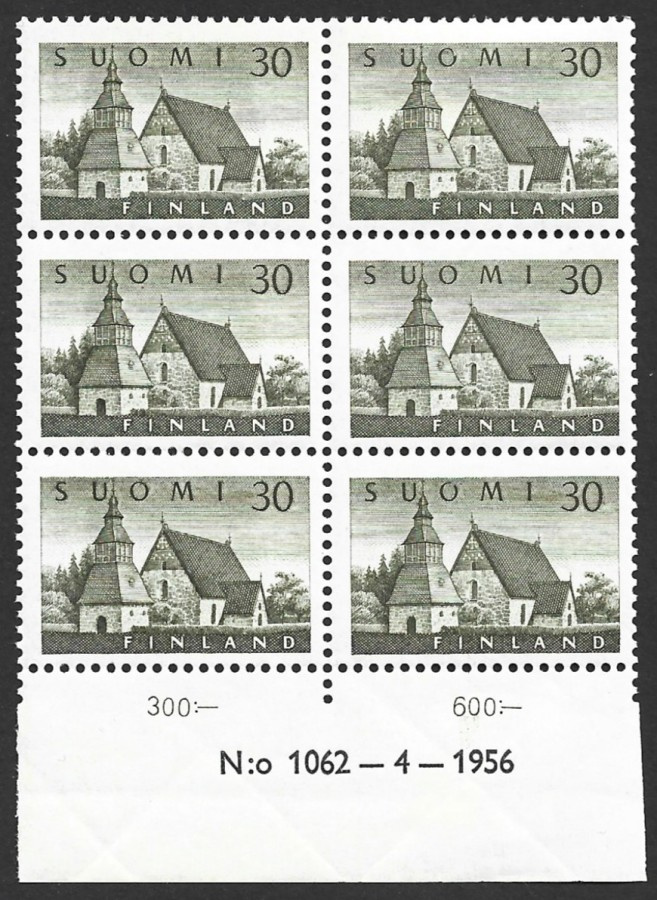 M-54 Lammin kirkko 30 mk NUMEROKUUSILO **  LaPe 454