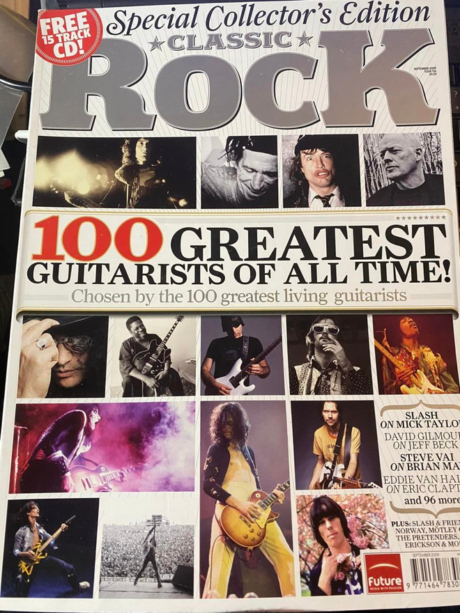Classic Rock: 100 Greatest Guitarists -erikoisnumero