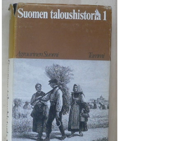 Suomen taloushistoria Agraarinen Suomi 1980 1.p.